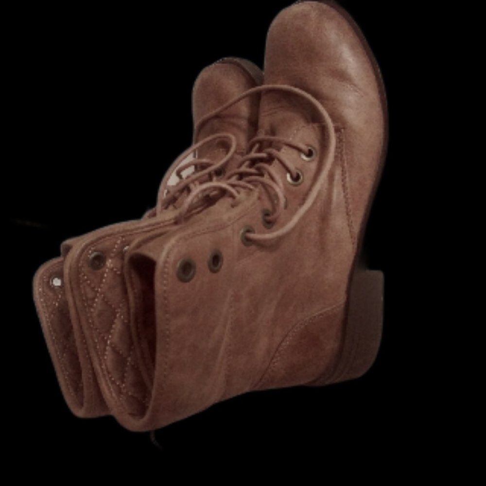 Boots, Size 8 Boots, Lace-Up Boots, Ankle Booties, Vintage Boots, Women's Boots - Picture 6 of 13